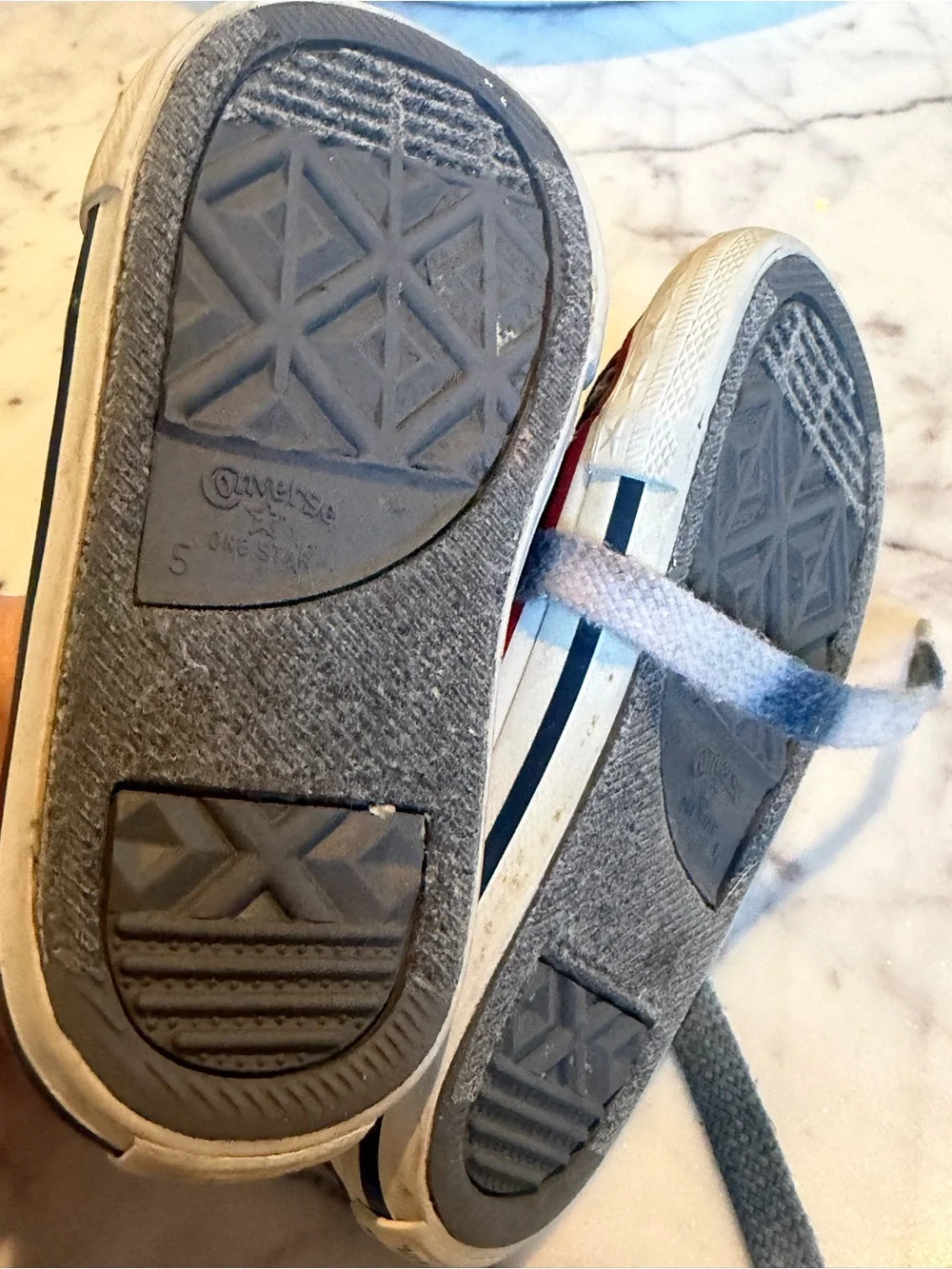 Converse One Star Toddler Flag Navy Blue Low-Top Sneakers 5
